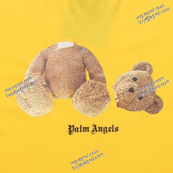 大人の個性を。断頭熊ゆったりタイプ半袖Tシャツ パーム エンジェルス Palm Angels ブランドコピー 2020秋冬 半袖Tシャツ